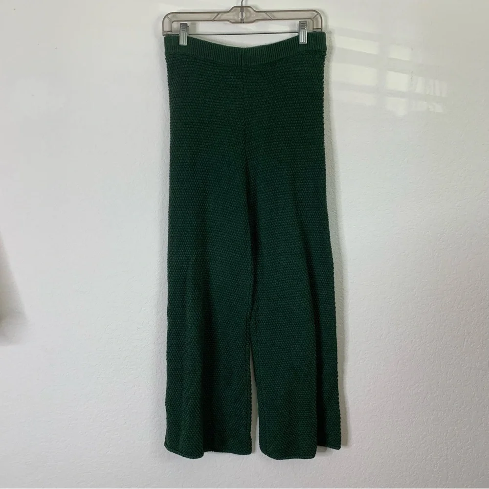 Free People Beach Dark Green Hailee Set top/ Pants S